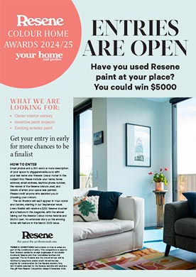 Resene / Your Home and Garden Colour Home Awards competition