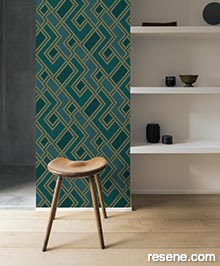 Resene Asperia Wallpaper Collection - Room using 177504 