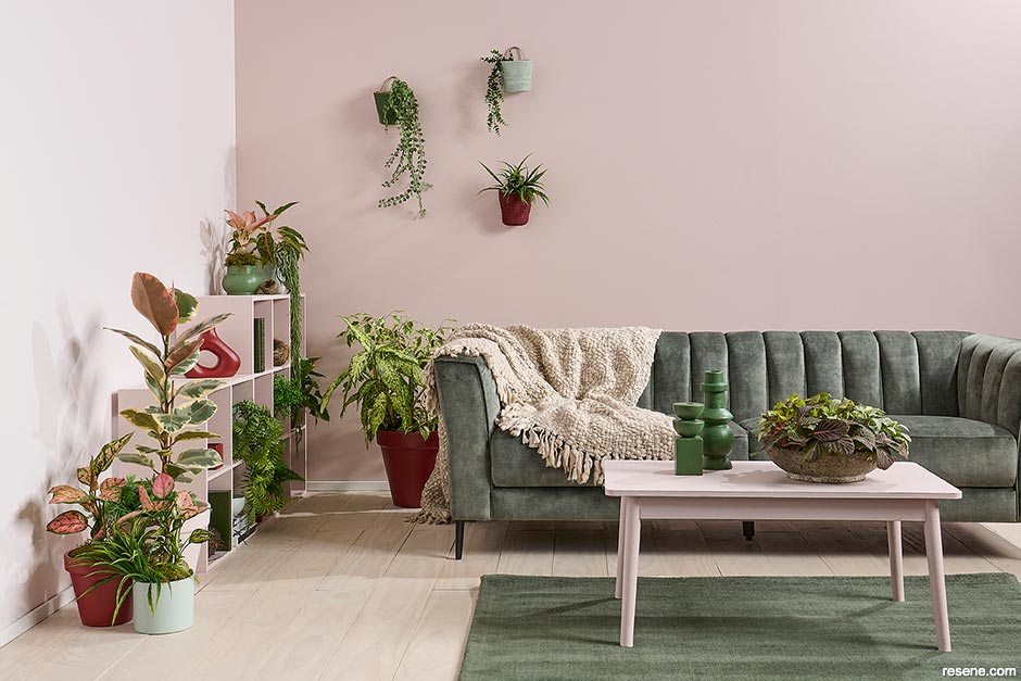 Mount smaller plant pots to your wall