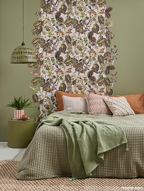Use wallpaper to enhance your bedroom