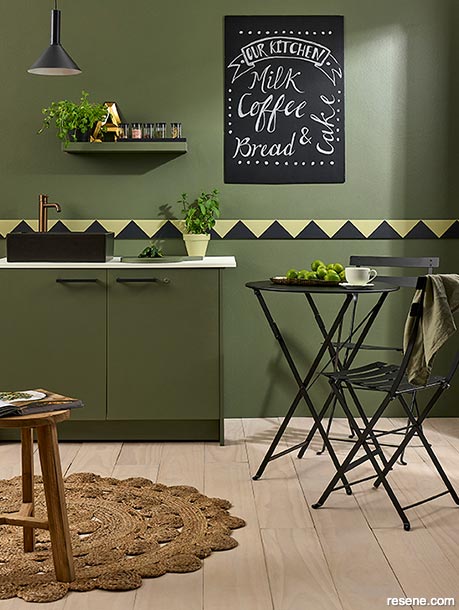 A painted blackboard for your kitchen