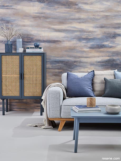 Create a painterly effect on timber walls