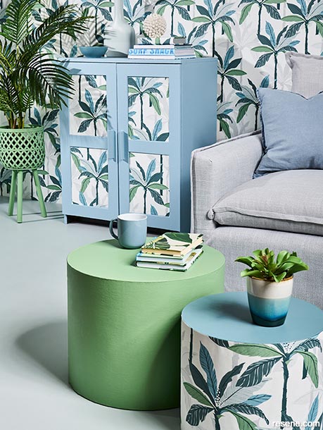 A tropical inspired interior